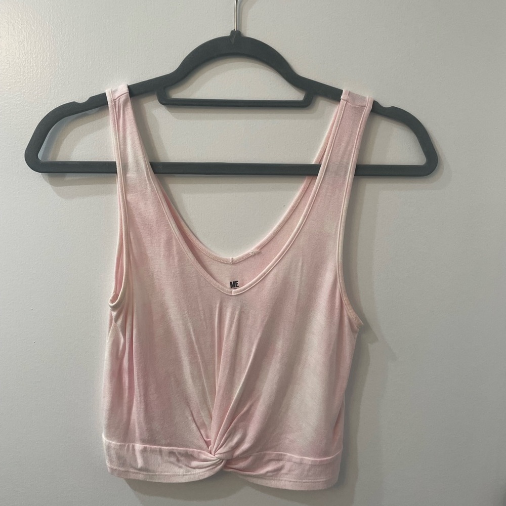 Pink PacSun tie dye tank - size small